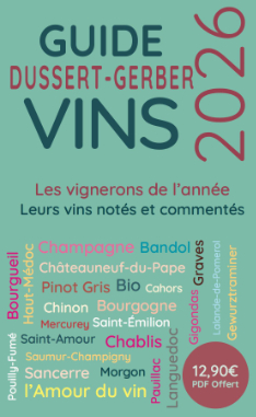 Les vins Million Rousseau sont sélectionnés par le Guide Dussert Gerber 2026