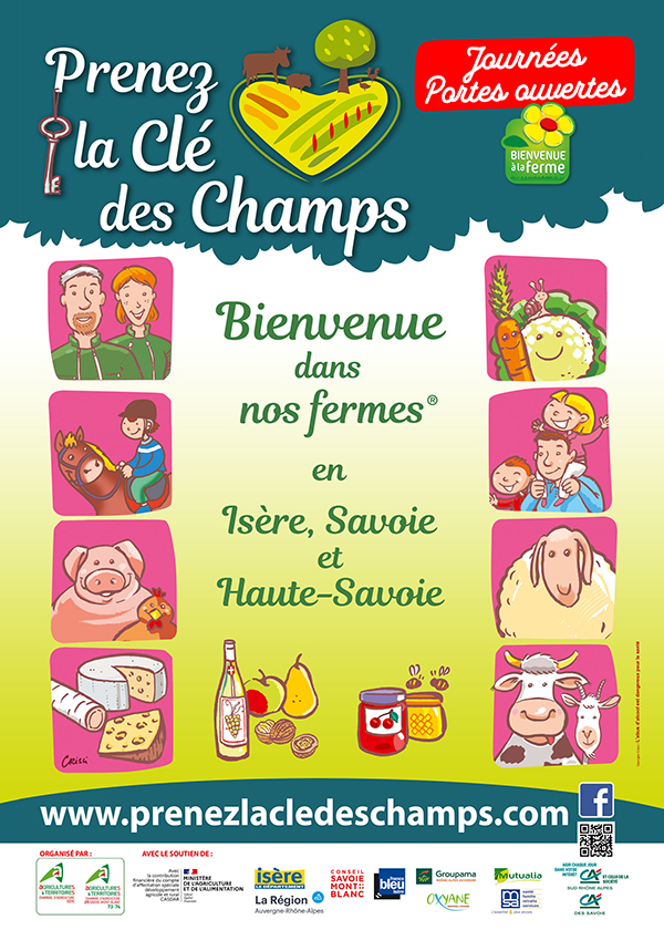 Affiche prenez la cle des champs