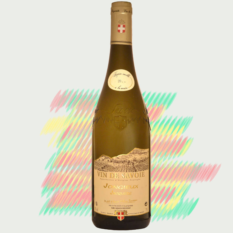 Bouteille de Jacquère, vin de Savoie