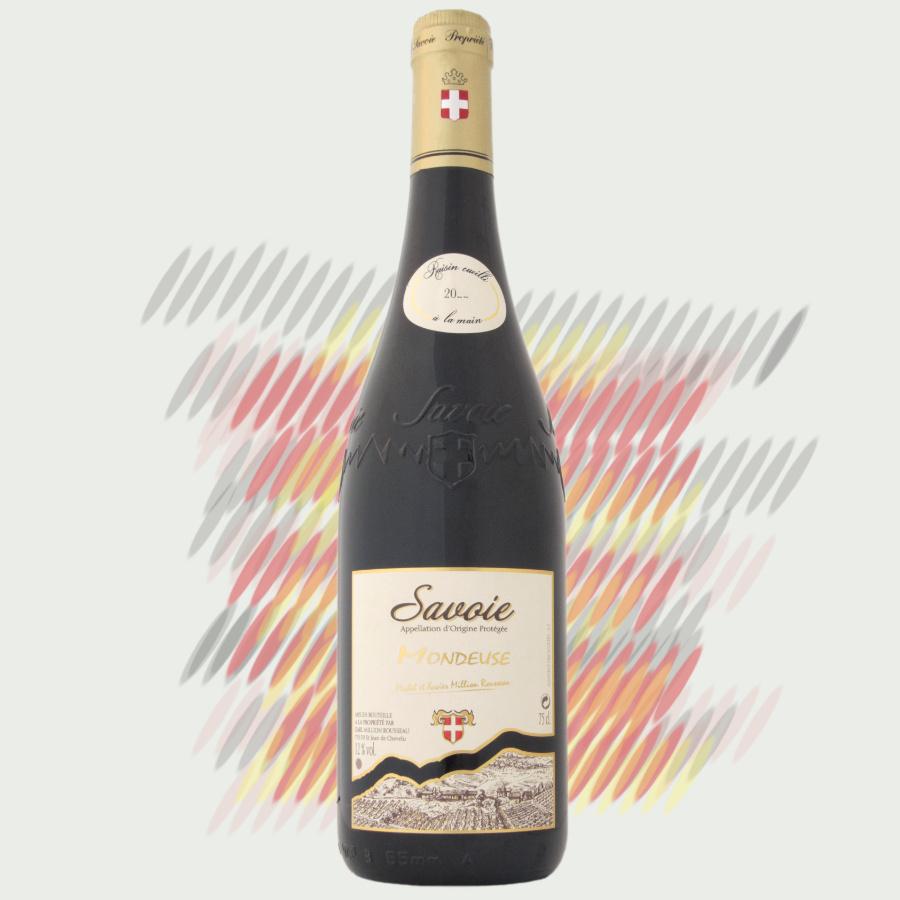 Bouteille de Mondeuse, vin de Savoie