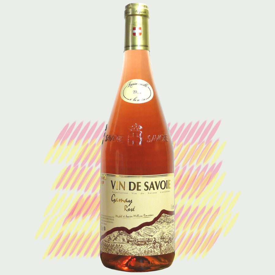 Bouteille de Rosé de Gamay, vin de Savoie